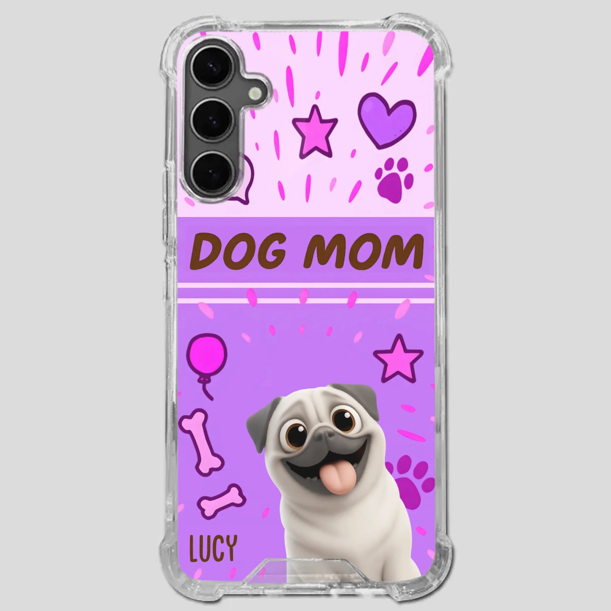 Special Custom Pug Dog Mom Phone Case Gift | 89Prints