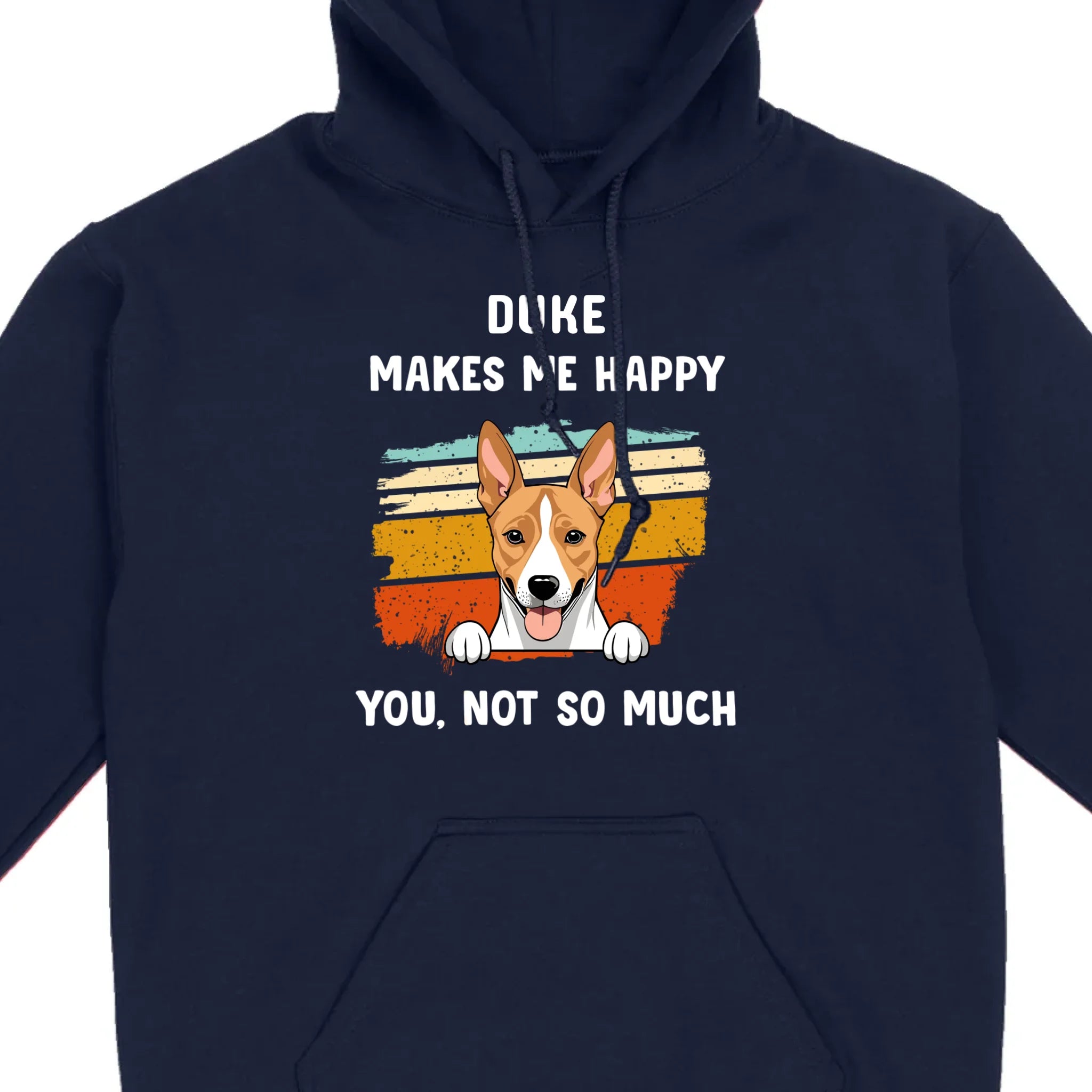 89Prints Custom Dog T-Shirt – Pet Makes Me Happy, You Not So Much