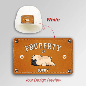 Personalized Pug Lover Beanie Present – Property Of Dogs | 89Prints