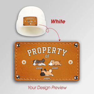 Personalized Pug Lover Beanie Present – Property Of Dogs | 89Prints
