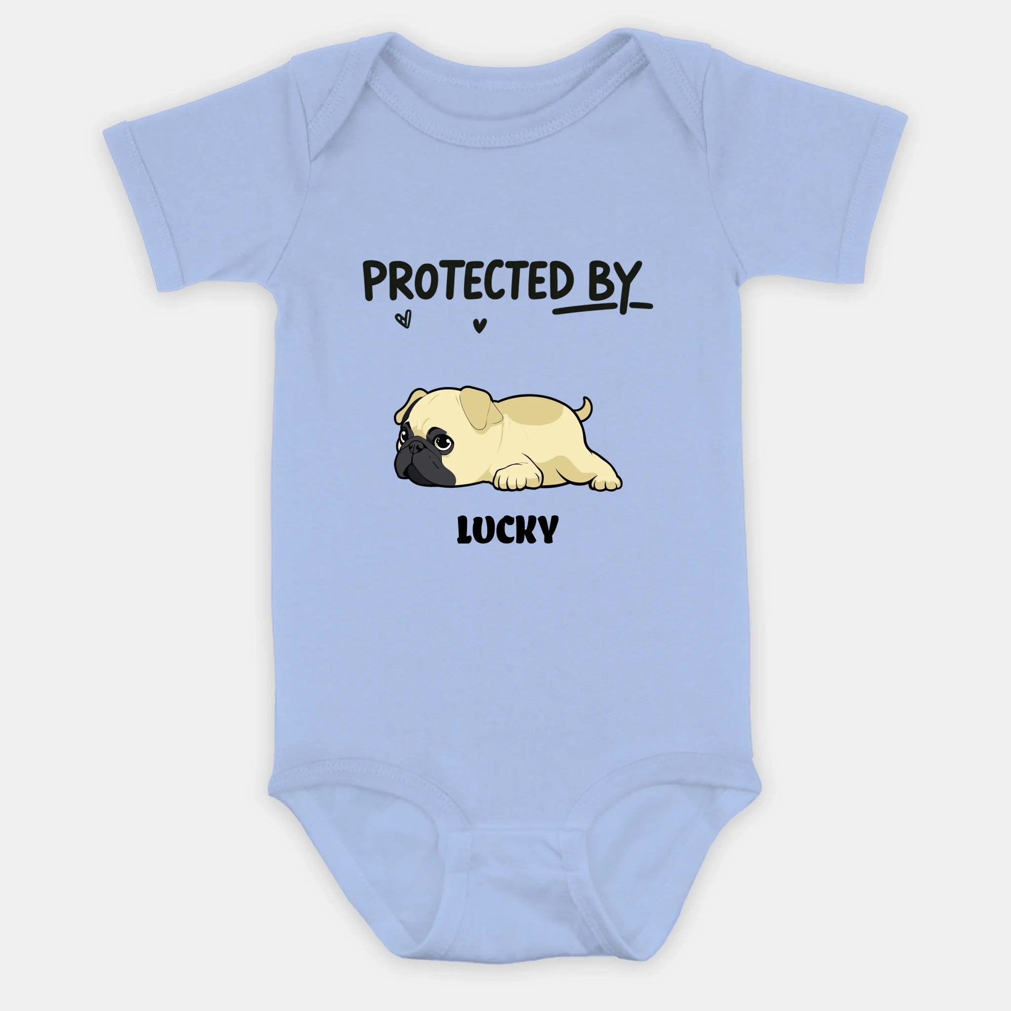 Personalized Pug Baby Onesie Gift – A Cute Keepsake For Newborns & Pet Families | 89Prints