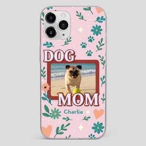 Heartfelt Personalized Pug Lover Dog Mom Phone Case Present | 89Prints
