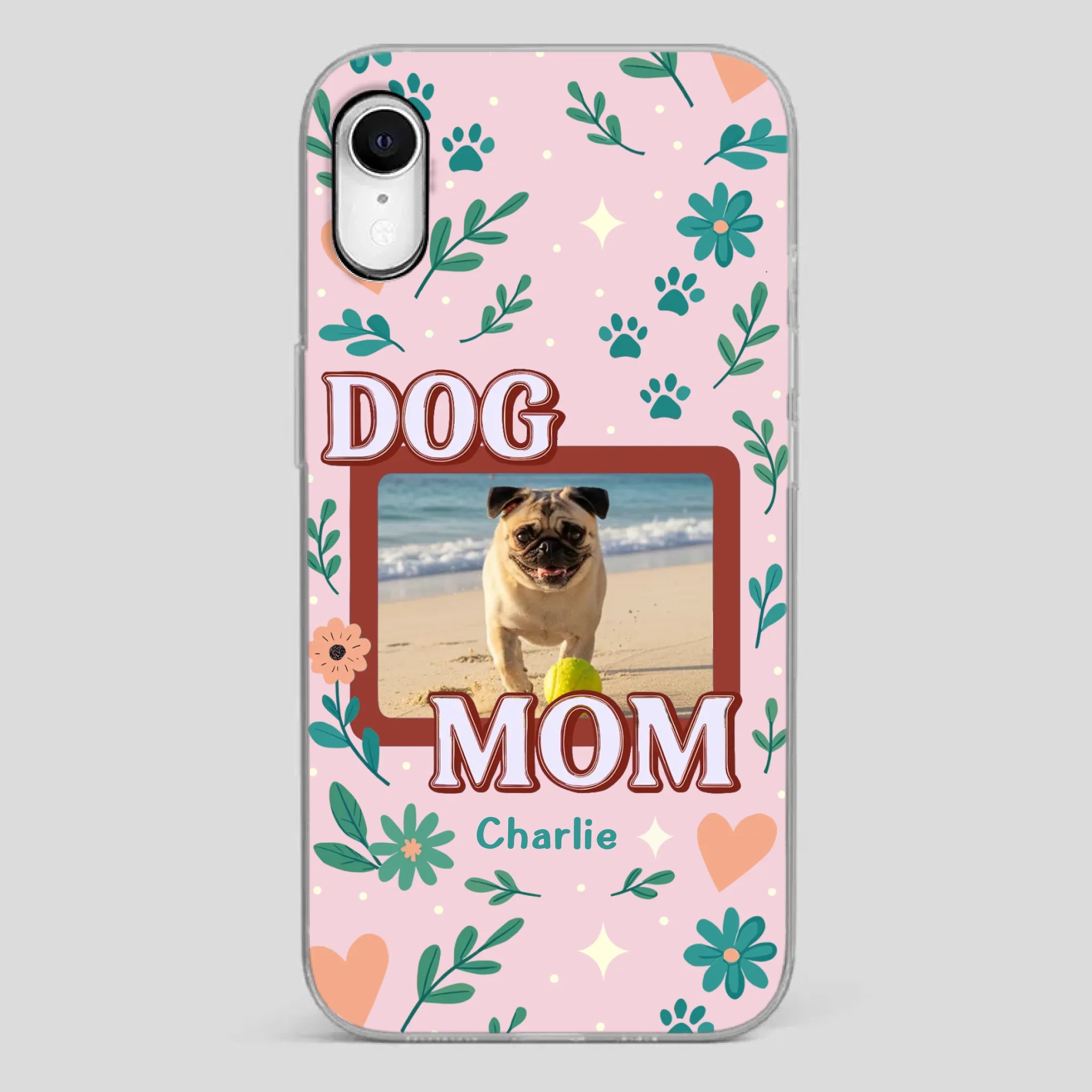 Heartfelt Personalized Pug Lover Dog Mom Phone Case Present | 89Prints