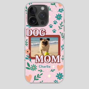 Heartfelt Personalized Pug Lover Dog Mom Phone Case Present | 89Prints