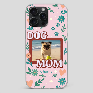 Heartfelt Personalized Pug Lover Dog Mom Phone Case Present | 89Prints