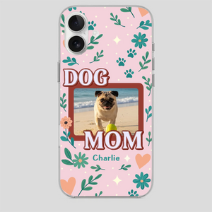 Heartfelt Personalized Pug Lover Dog Mom Phone Case Present | 89Prints