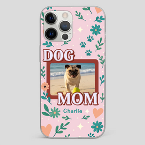 Heartfelt Personalized Pug Lover Dog Mom Phone Case Present | 89Prints
