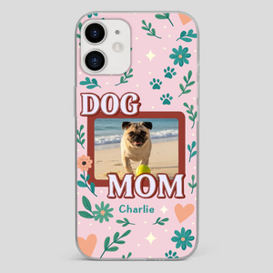 Heartfelt Personalized Pug Lover Dog Mom Phone Case Present | 89Prints