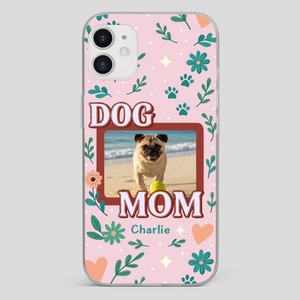 Heartfelt Personalized Pug Lover Dog Mom Phone Case Present | 89Prints