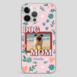 Heartfelt Personalized Pug Lover Dog Mom Phone Case Present | 89Prints