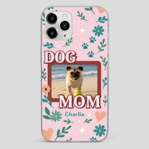 Heartfelt Personalized Pug Lover Dog Mom Phone Case Present | 89Prints