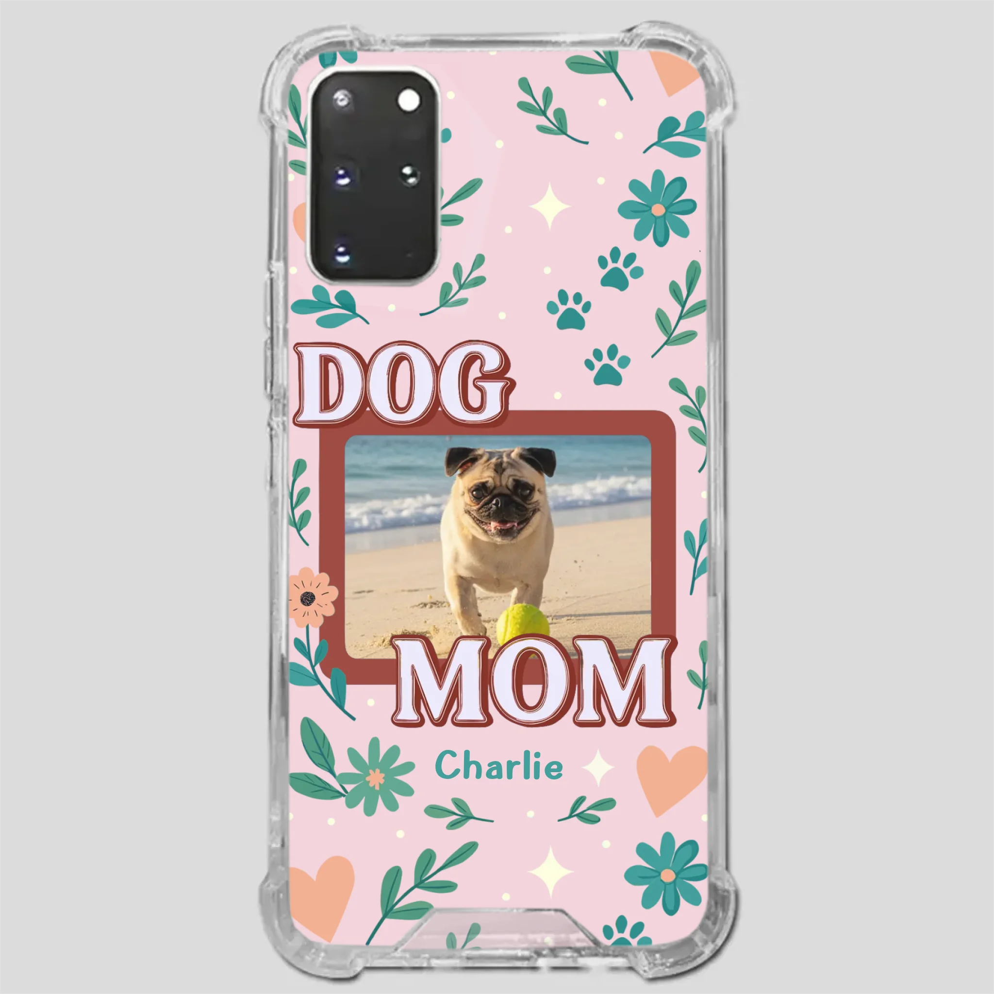 Heartfelt Personalized Pug Lover Dog Mom Phone Case Present | 89Prints