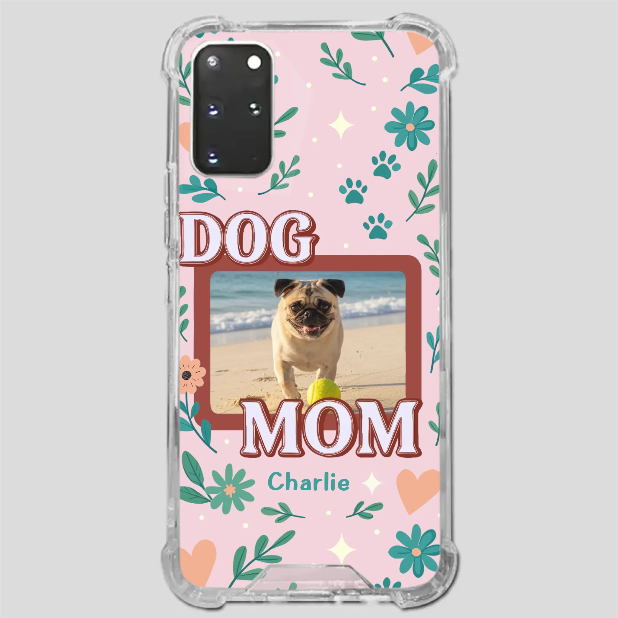 Heartfelt Personalized Pug Lover Dog Mom Phone Case Present | 89Prints