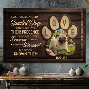 Personalized Pug Canvas - Meaningful Gift Sometimes A Very Special Dog Enters Our Lives | 89Prints