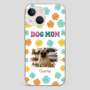 Personalized Pug Lover Phone Case – Custom Dog Name & Photo | 89Prints