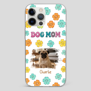 Personalized Pug Lover Phone Case – Custom Dog Name & Photo | 89Prints