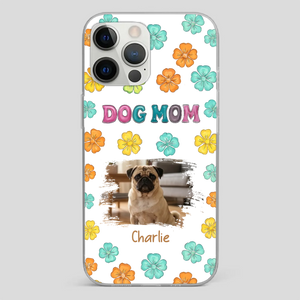 Personalized Pug Lover Phone Case – Custom Dog Name & Photo | 89Prints