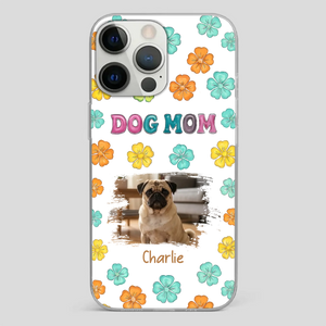 Personalized Pug Lover Phone Case – Custom Dog Name & Photo | 89Prints