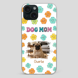 Personalized Pug Lover Phone Case – Custom Dog Name & Photo | 89Prints