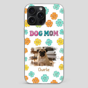 Personalized Pug Lover Phone Case – Custom Dog Name & Photo | 89Prints