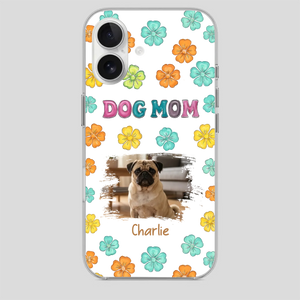Personalized Pug Lover Phone Case – Custom Dog Name & Photo | 89Prints