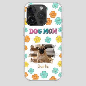 Personalized Pug Lover Phone Case – Custom Dog Name & Photo | 89Prints