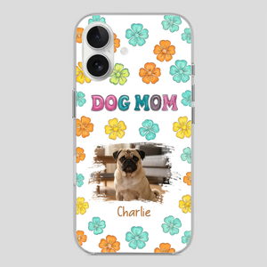 Personalized Pug Lover Phone Case – Custom Dog Name & Photo | 89Prints