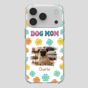 Personalized Pug Lover Phone Case – Custom Dog Name & Photo | 89Prints