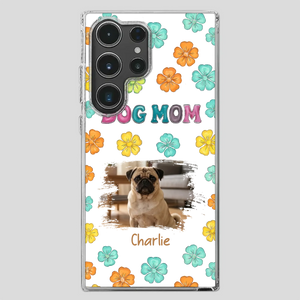Personalized Pug Lover Phone Case – Custom Dog Name & Photo | 89Prints