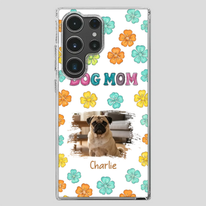 Personalized Pug Lover Phone Case – Custom Dog Name & Photo | 89Prints