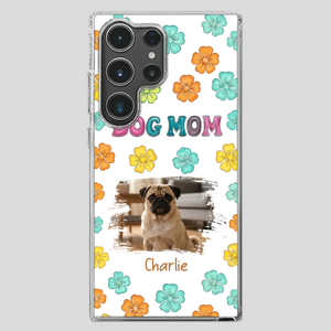 Personalized Pug Lover Phone Case – Custom Dog Name & Photo | 89Prints
