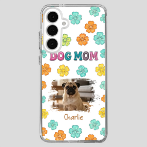 Personalized Pug Lover Phone Case – Custom Dog Name & Photo | 89Prints