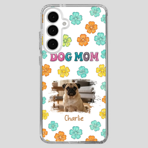 Personalized Pug Lover Phone Case – Custom Dog Name & Photo | 89Prints