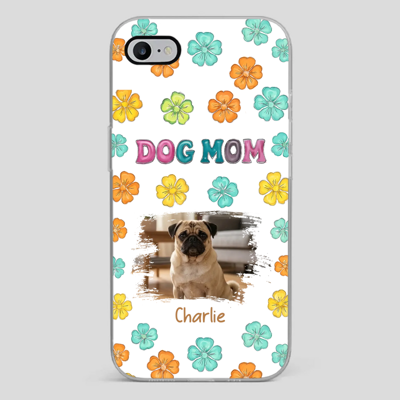 Personalized Pug Lover Phone Case – Custom Dog Name & Photo | 89Prints
