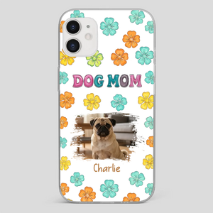 Personalized Pug Lover Phone Case – Custom Dog Name & Photo | 89Prints