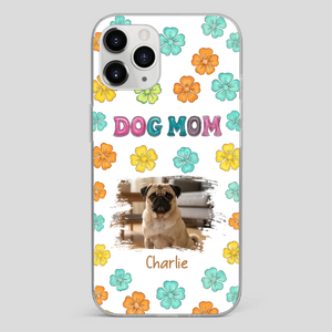 Personalized Pug Lover Phone Case – Custom Dog Name & Photo | 89Prints