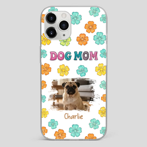 Personalized Pug Lover Phone Case – Custom Dog Name & Photo | 89Prints