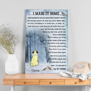 Personalized Pug Lover Canvas - Meaningful Gift 