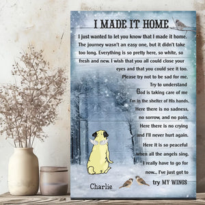Personalized Pug Lover Canvas - Meaningful Gift 