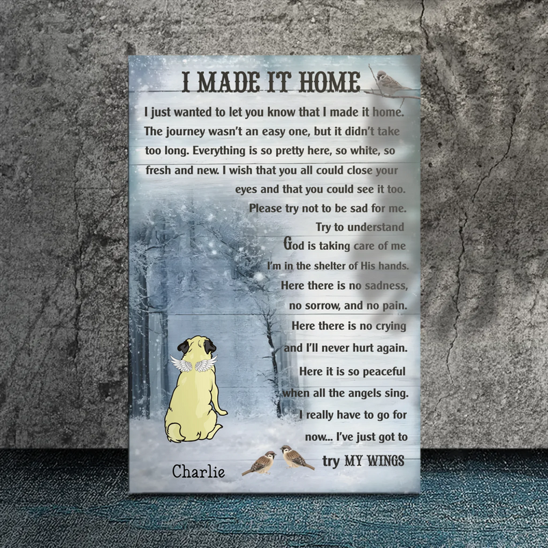 Personalized Pug Lover Canvas - Meaningful Gift 