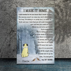 Personalized Pug Lover Canvas - Meaningful Gift 