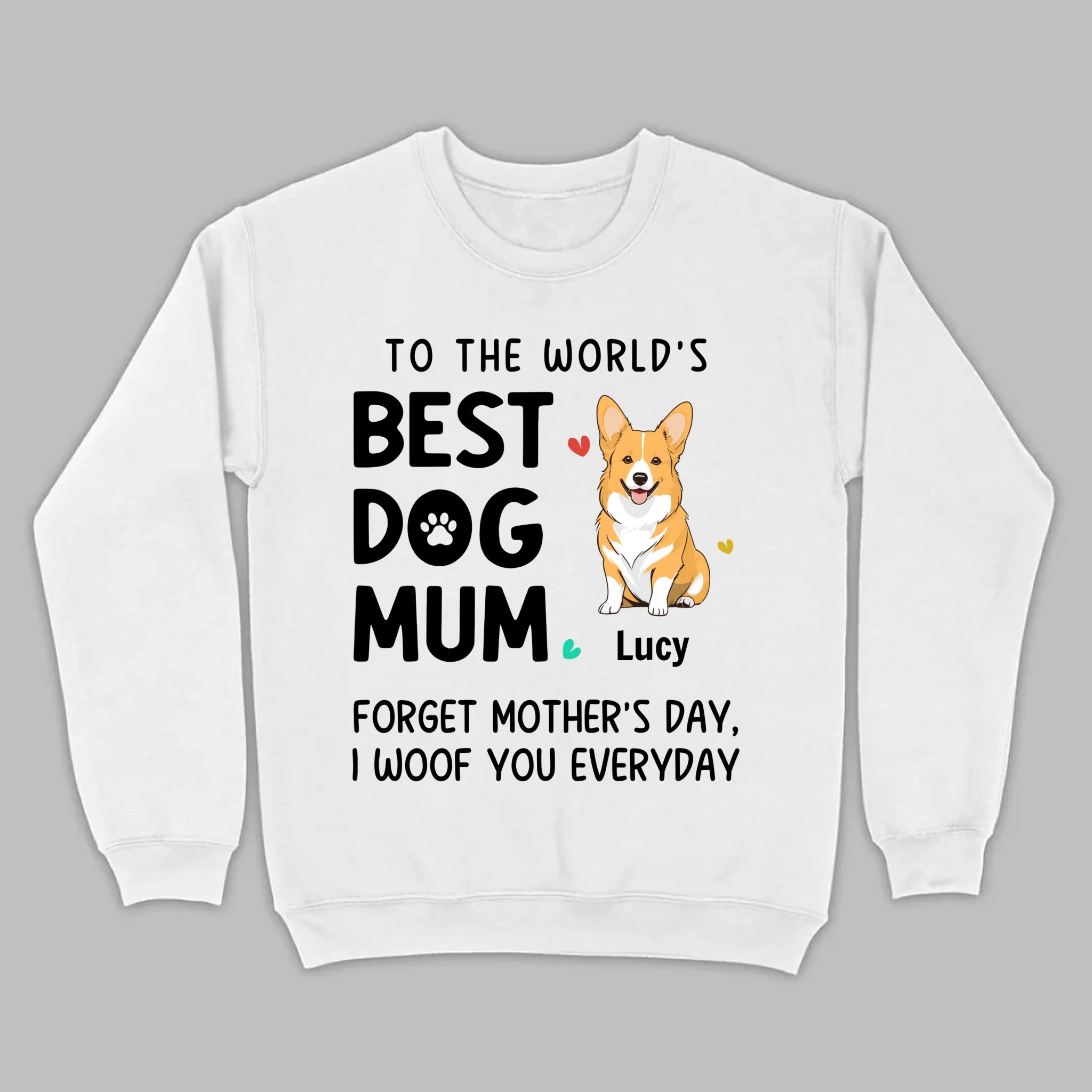 Best Dog Mum T-Shirt – Personalized Icons & Names for Dog Lovers | 89Prints