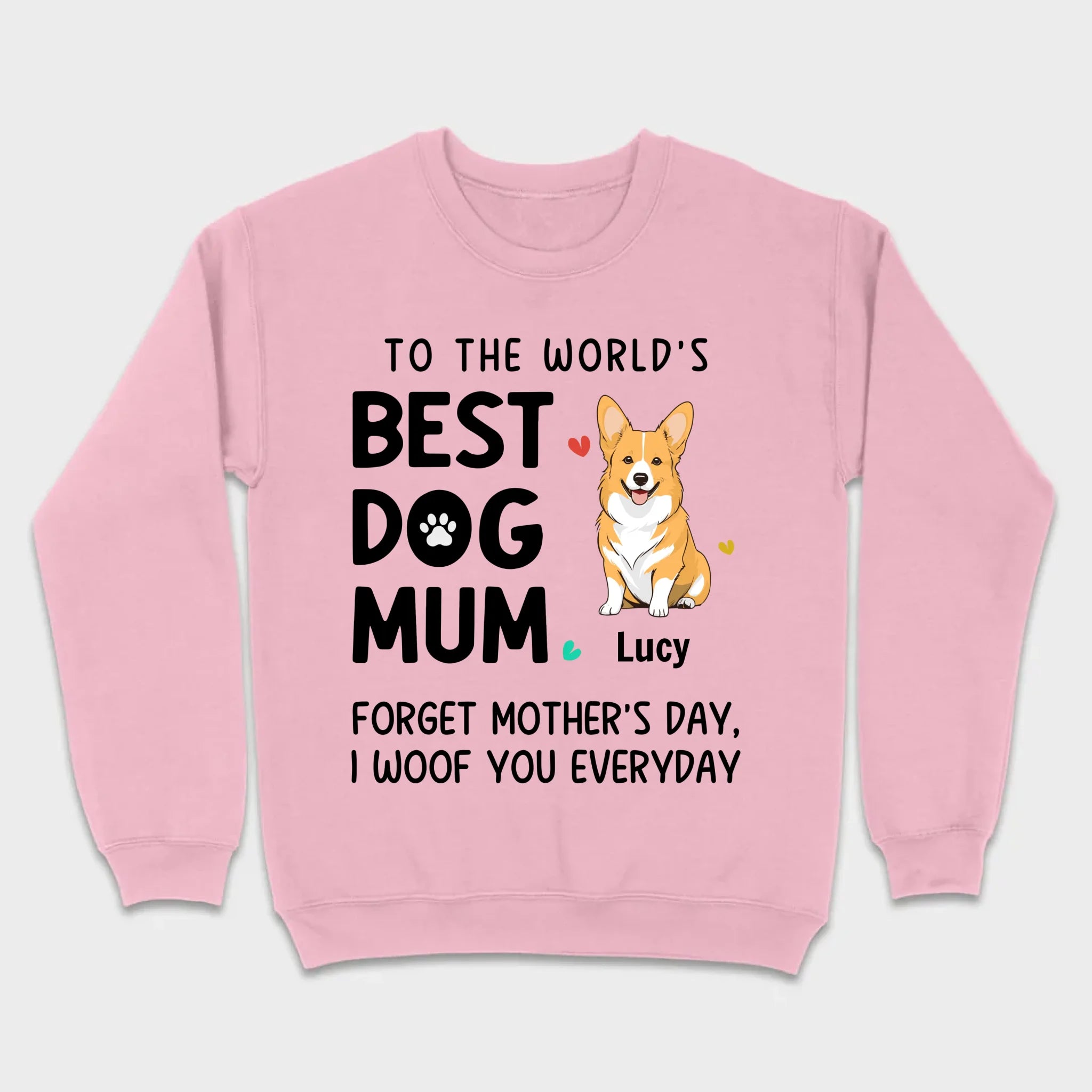 Best Dog Mum T-Shirt – Personalized Icons & Names for Dog Lovers | 89Prints