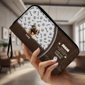 Personalized Pug Wallets – Add Your Cute Pup & Custom Name, Perfect Gift for Pet Lovers - 89Prints