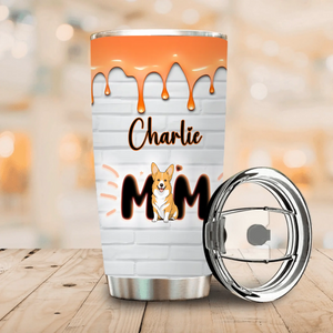 Custom Tumbler - Personalized Dog Name, Cute Gift for Dog Lovers - 89Prints