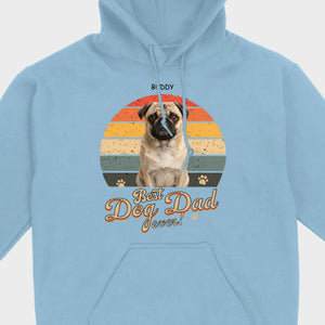 Custom Pug Lover Hoodie - Individualized Best Dog Dad Ever T-Shirts | 89Prints