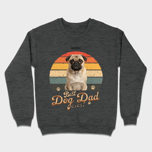 Custom Pug Lover Hoodie - Individualized Best Dog Dad Ever T-Shirts | 89Prints