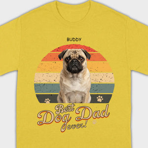 Custom Pug Lover Hoodie - Individualized Best Dog Dad Ever T-Shirts | 89Prints