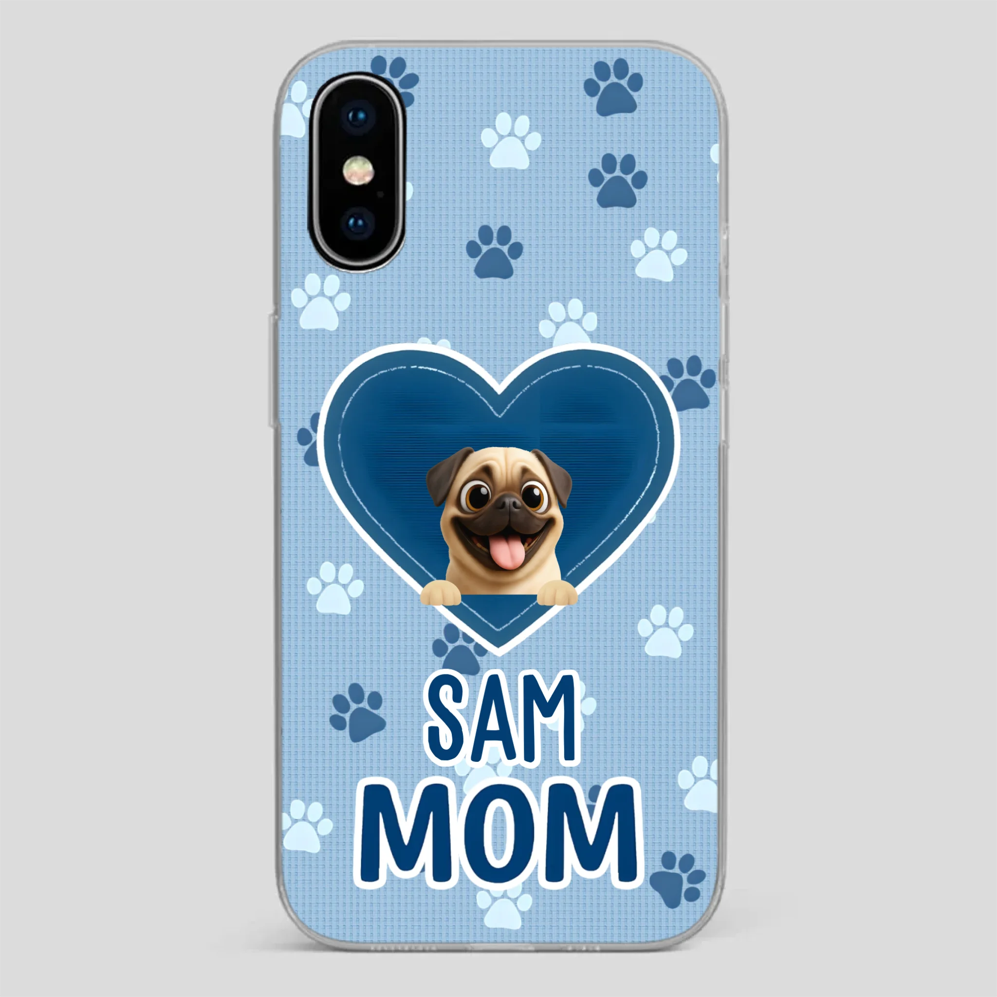 Personalized Pug Lover Phone Case - Perfect Gift For Dog Mom | 89Prints