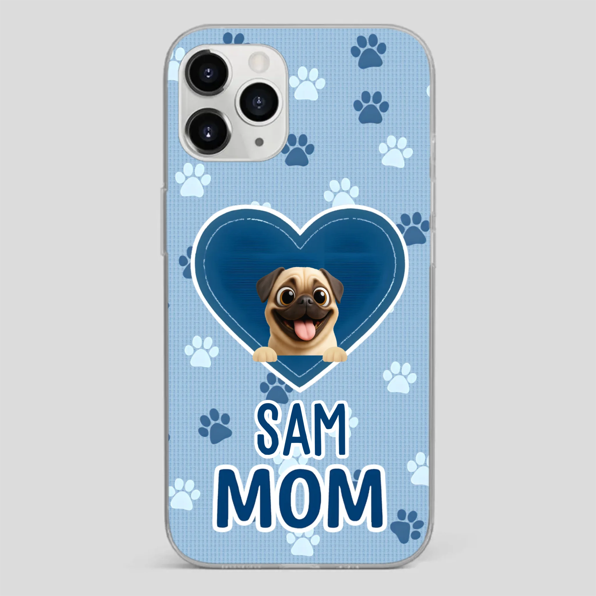 Personalized Pug Lover Phone Case - Perfect Gift For Dog Mom | 89Prints